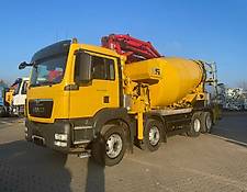 MAN concrete mixer truck TGS 35.440 Sermac 28m