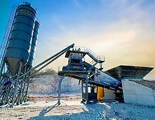 Fabo TURBOMIX-120 MOBILE CONCRETE PLANT READY IN STOCK